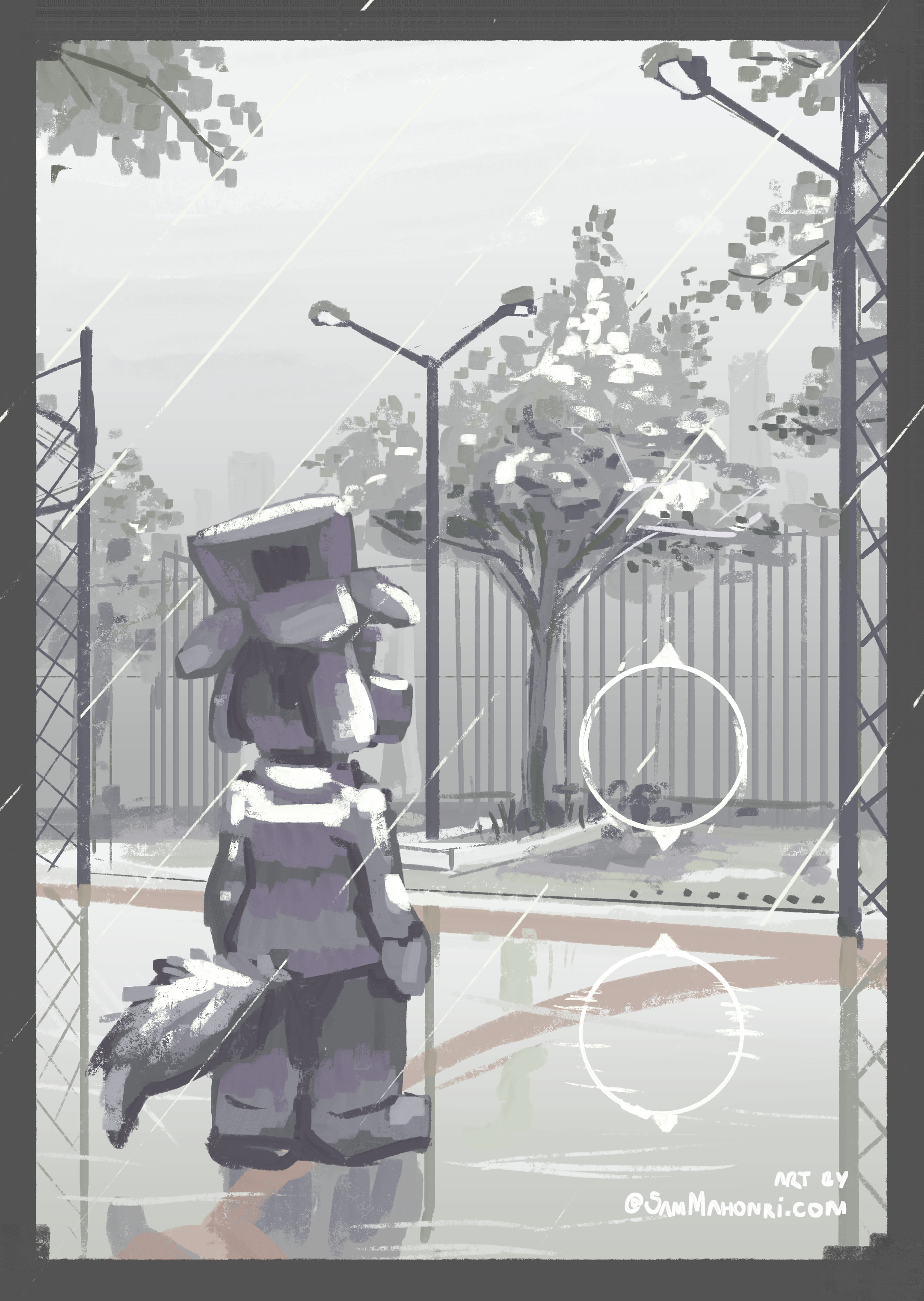 Rover em um checkpoint — Perdido.